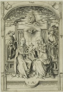 聖家族 作： Israhel van Meckenem the younger
