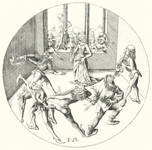 The Dance around the Ring (彫刻) 作： Israhel van the Elder Meckenem