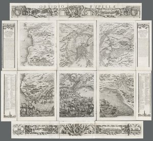 ラ・ロシェルの包囲戦、1628-1630年。 作： Israël Henriet
