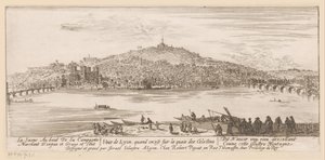 セレスティーヌ修道院の銀行からのリヨンの眺め Veue de Lyon quand on est sur les quais des Celestins (オブジェクトのタイトル)
