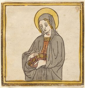 シエナの聖カタリナ、またはアッシジの聖クレア 作： Italian 15th Century