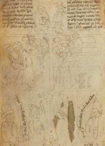 エジプトの偶像の破壊 [裏面] 作： Italian 15th Century
