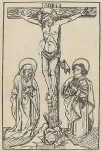 十字架上のキリスト 作： Italian 15th Century or Master I.D.