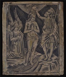 キリストのバプテスマ 作： Italian 16th Century