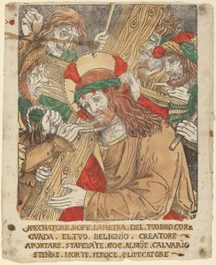 十字架を背負うキリスト 作： Italian 16th Century