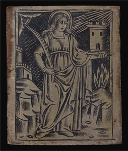 セントバーバラ 作： Italian 16th Century