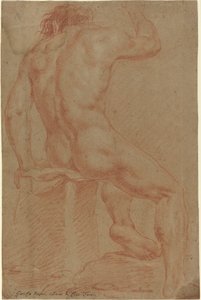 裸の男性像 [直腸] 作： Italian 17th Century