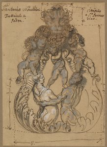 トリトン、ネレイド、プッティのドアノッカー 作： Italian 17th or 18th Century