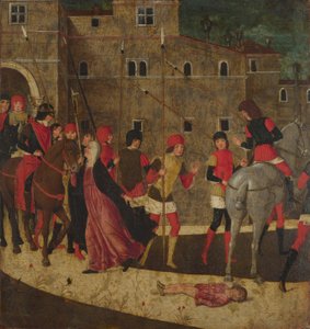 未亡人の請願、1475年から1500年の間 作： Italian Master