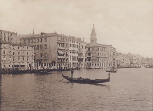 大運河、ホテル（モノクロ写真 作： Italian Photographer