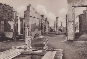 コーネリアス・ルーファスの家」（モノクロ写真） Casa Di Cornelio Rufo 作： Italian Photographer