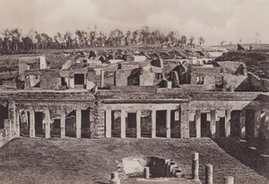Casa Di Diomede, Diomedesの家（モノクロ写真 作： Italian Photographer