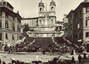 トリニタデイモンティ教会 作： Italian Photographer