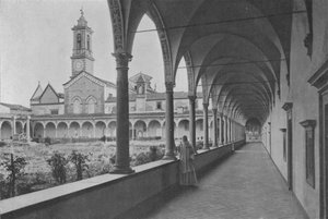 フィレンツェ、周辺、チェルトーザ、大回廊（モノクロ写真 作： Italian Photographer