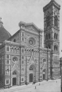フィレンツェ、ドゥオーモ、カンパニール 作： Italian Photographer