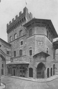 フィレンツェ、パラッツォ・デル・アルテ・デッラ・ラナ（モノクロ写真 作： Italian Photographer