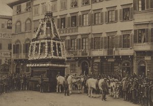 聖なる土曜日、フィレンツェ（モノクロ写真 作： Italian Photographer