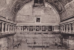 Interno Dei Bagni Del Foro、フォーラムの浴場の内部（モノクロ写真 作： Italian Photographer