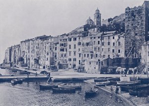 イタリア：Golfe de la Spezia, Portovenere (モノクロ写真) 作： Italian Photographer