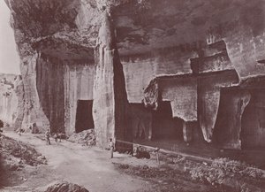イタリア：Syracuse, Latomia del Paradiso（モノクロ写真 作： Italian Photographer