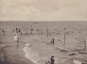 リド、バーニ・ディ・マーレ(白黒写真) 作： Italian Photographer