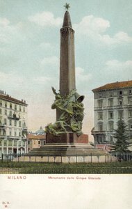 ミラノ、イタリア、5日間の記念碑 作： Italian Photographer