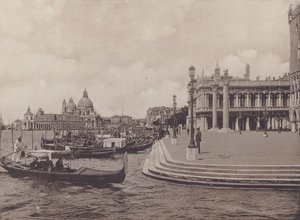 Molo, Dalla Riva Degli Schiavoni (白黒写真) 作： Italian Photographer