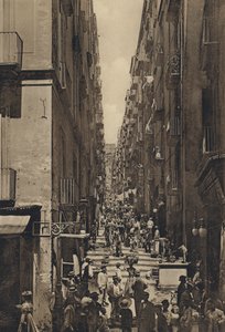 ナポリ：グラドーニ・ディ・キアイア（モノクロ写真 作： Italian Photographer