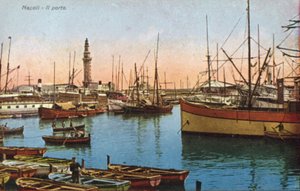 ナポリ、イタリア、港 作： Italian Photographer