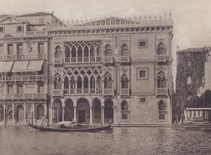 カ・ド・オロ宮殿（モノクロ写真 作： Italian Photographer