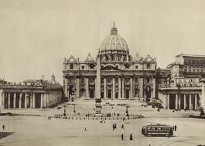 Sピーターズバシリカ、ファサード 作： Italian Photographer