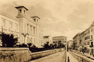 サンレモ、Casino Municipale（モノクロ写真 作： Italian Photographer