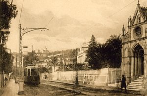 サンレモ、コルソ・カヴァロッティ（モノクロ写真 作： Italian Photographer