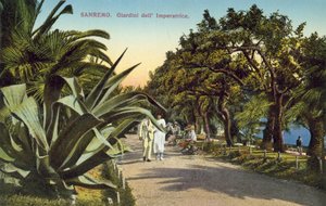 サンレモ、イタリア、ジャルディーニデルインペラトリス 作： Italian Photographer