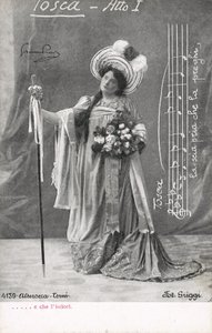 トスカ」のシーン（モノクロ写真 作： Italian Photographer
