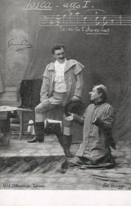 トスカ」のシーン（モノクロ写真 作： Italian Photographer