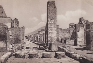 スタビアーナ通り（モノクロ写真 作： Italian Photographer