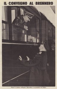 ブレナー会議（モノクロ写真） 作： Italian Photographer