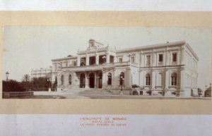 建設途中のモンテカルロのカジノのメインファサード 作： Italian Photographer