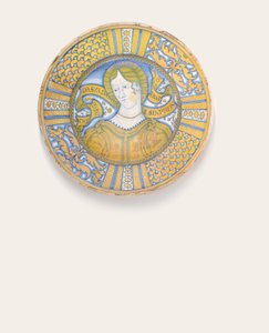 デルタゴールド光沢の美しい女性充電器、c.1500-30 作： Italian School