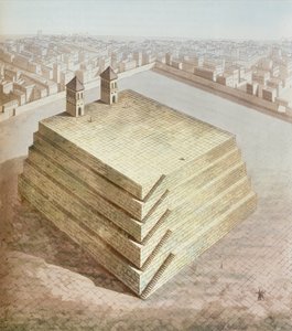 メキシコのテオカリ、1820年頃 作： Italian School