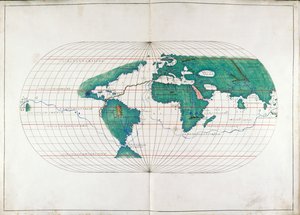 追加。 19927 年、ff.12v-13 世界地図、「ポルトラン アトラス」のイラスト