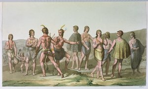 サウスカロライナ出身のアメリカ人インディアン、1820年頃