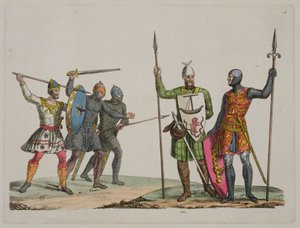 Anglo-Saxon Warriors、The History of the Nations（アクアチント）のプレート14