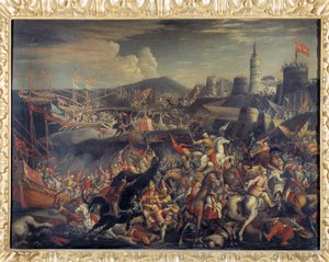 マルタ島へのサラセン人の攻撃、1565年に騎士団のホスピタラーによって防御