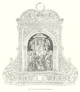 マソ・ディ・フィニゲラの作品とされる「ベイス・ド・ペイ」（彫刻作品 作： Italian School