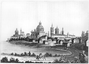 ブエノスアイレス、アルゼンチン、c。 1820 作： Italian School