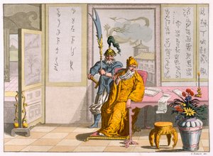 中国の道教の宗教的指導者：神性クアンティ、c1820-30。 作： Italian School