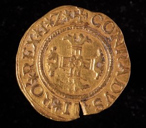 ジュネーヴ共和国の通貨：金の四つ葉。直径32mm。1616.裏面。ゲネス共和国ストラーダ・ヌオーヴァ美術館（請求書、M6459)