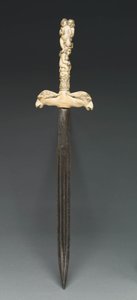 短剣、1600年代後半（鋼と象牙）